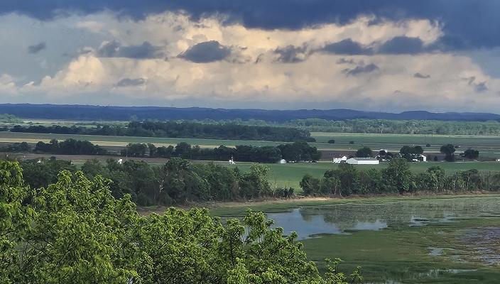 The beautiful rural areas of Clay and Ray counties are shown here after a rainstorm. The viewpoint is from a bird-watching stand outside the city limits of Excelsior Springs on Greenwood Road. MIRANDA JAMISON | Staff