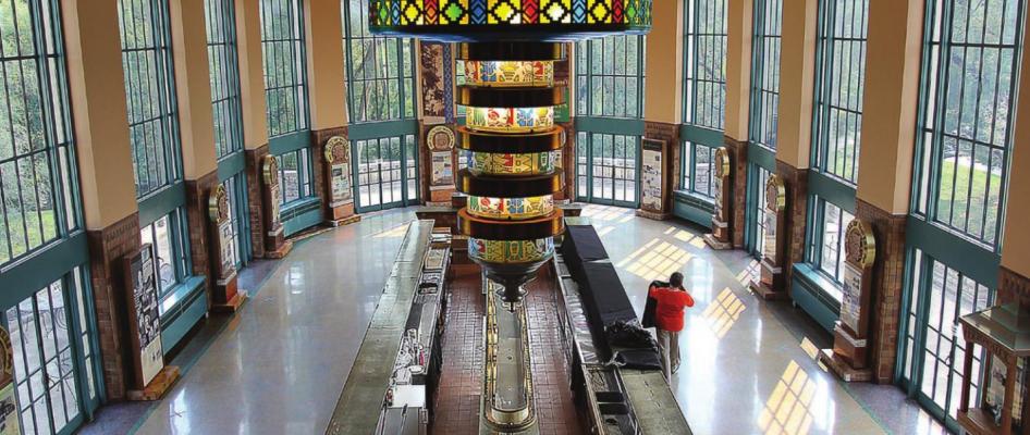THE HALL of Waters draws downtown visitors for nine decades.