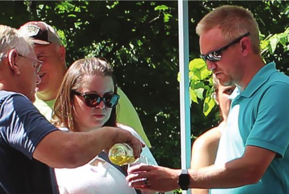 WINE FLOWS at the Excelsior Springs Wine Fest. MIRANDA JAMISON | Staff affiliate