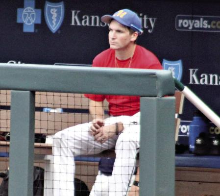 ESHS GRAD Lucas Dillman gets to live out his dream of playing in a major league ballpark Tuesday at Kauffman Stadium. DUSTIN DANNER | Staff