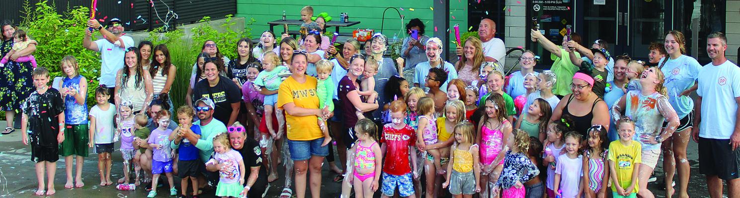 COMMUNITY MEMBERS celebrate the end of Parks and Recreation Month festivities. MIRANDA JAMISON | Staff