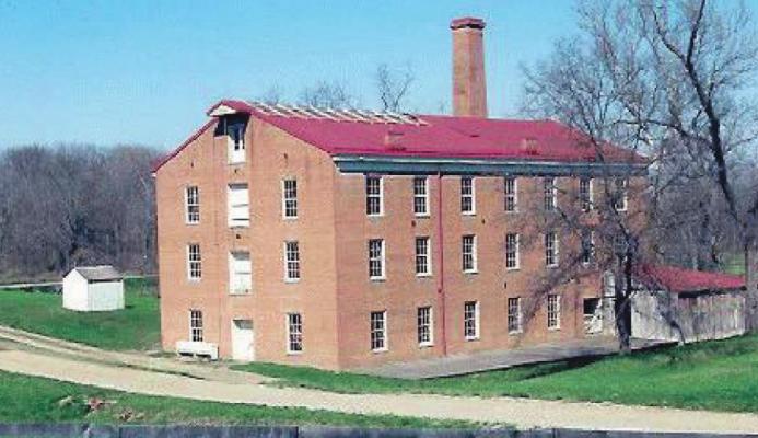 BUILT IN 1860, a year before the start of the Civil War, steam-powered Watkins Mill still contains early textile milling equipment. The park offers several additional buildings, including an eightsided schoolhouse and a church.
