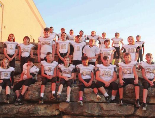THE SIXTH-GRADE team with the Excelsior Springs Football Association finishes as league runner-up. SUBMITTED BY Mike McCoy