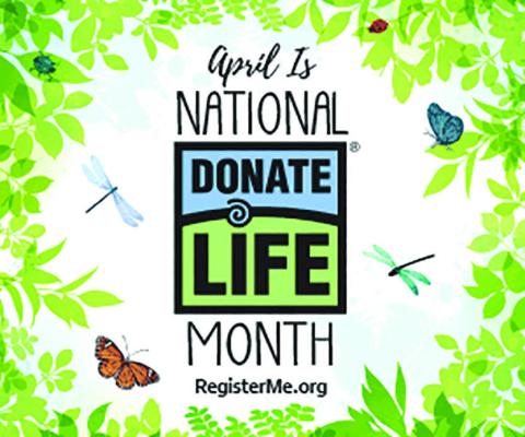April is National Donate Life Month
