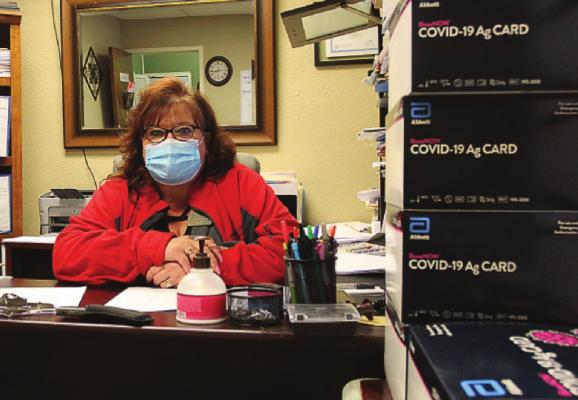 CLOSED AGAIN… At Valley Manor Rehabilitation Center, Excelsior Springs, Administrator Doreen Hasenbeck says the facility reopened Friday after a yearlong lockdown but closed again because a resident who previously had the virus, and also was vaccinated, tested positive for COVID-19. J.C. VENTIMIGLIA | Staff