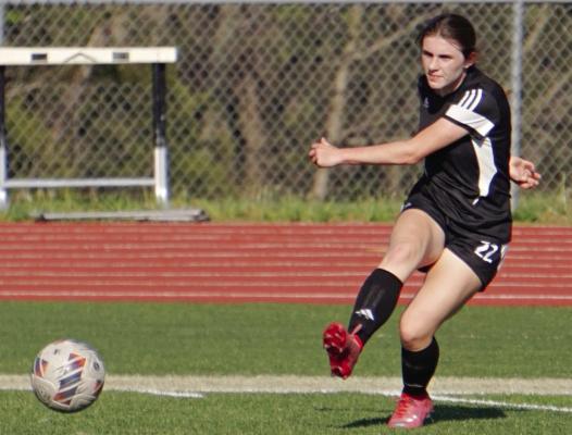 EXCELSIOR SPRINGS varsity girls soccer coach Brett McKenzie is looking to senior Shelby Stodden to help lead the program this season. DUSTIN DANNER | Staff