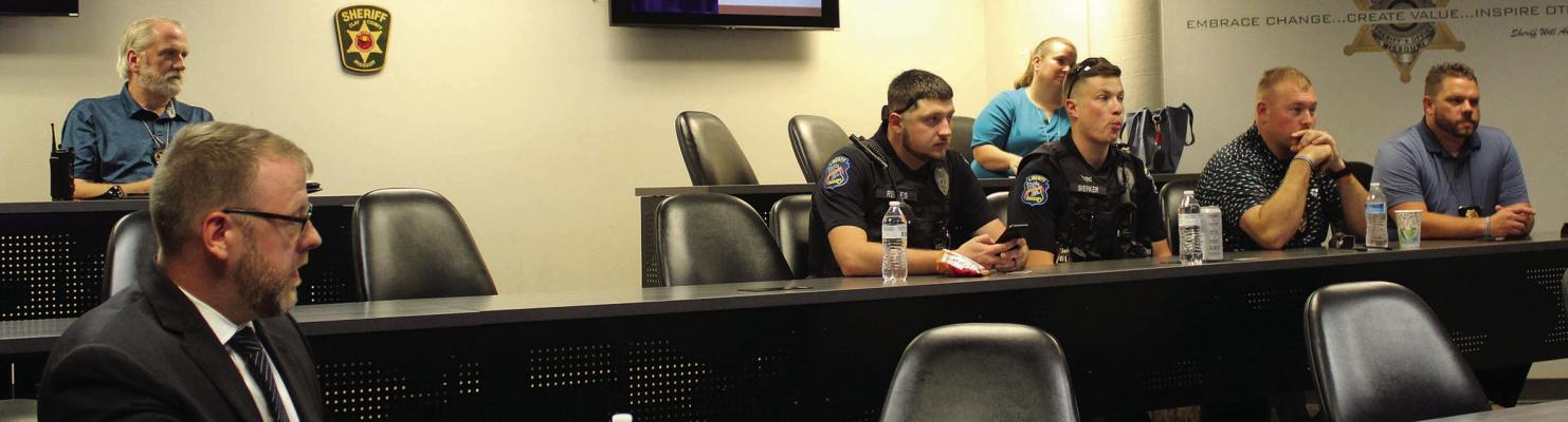 THE CLAY COUNTY Prosecutor’s Office recently organized a training session for police departments in the Clay County area. The training provided law enforcement personnel with the necessary knowledge and skills to effectively prevent and report cryptocurrency scams and other forms of illegal activity. MIRANDA JAMISON | Staff