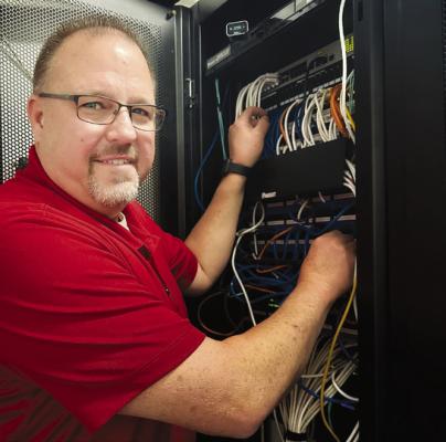 EXCELSIOR SPRINGS IT Administrator Clint Reno celebrates 30 years working with the city. He worked his way through the ranks of the Excelsior Springs Police Department, eventually becoming chief of police, before accepting his new position. Submitted