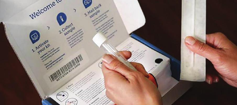 THIS FREE test kit for COVID-19 is available for home use.