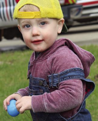 MILES HUMBLE hunts for easter eggs. SHARON DONAT | Staff