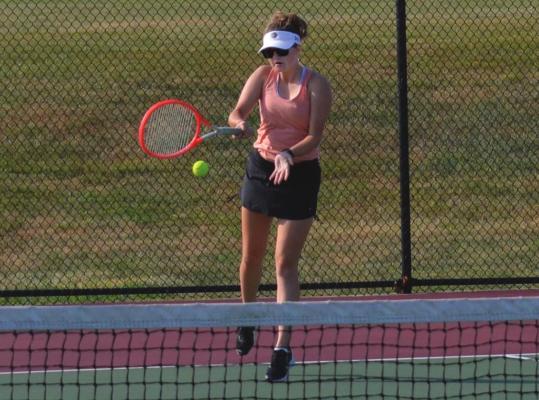 ANNA SELBY will occupy the No. 1 singles spot this fall for the Tigers. DUSTIN DANNER | Staff