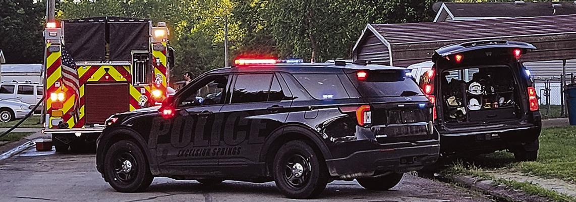 THE EXCELSIOR SPRINGS POLICE and Fire departments responded to a fatal house fire on Stratton Street, where they discovered one adult victim deceased at the back of the residence. MIRANDA JAMISON | Staff
