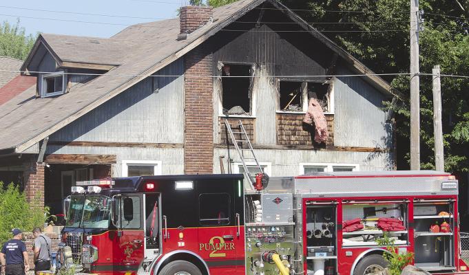 Heavy fire damages local residence