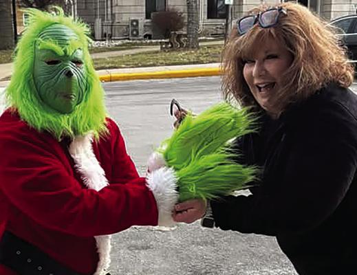 MACEY BAIL BONDS catches the Grinch before he steals Christmas. Submitted