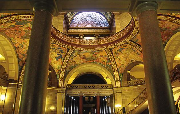 MANY MURALS are available in the Capitol halls and in various rooms there, including in the Rotunda. J.C. VENTIMIGLIA | Staff