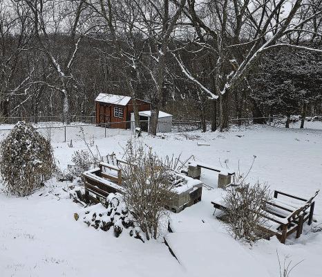EXCELSIOR SPRINGS RECEIVES up to six inches of snow, with more predicted to come. MIRANDA JAMISON | Staff