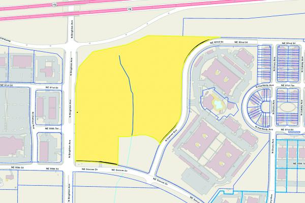 THE PROPOSED annex site, moving west to east, is boxed by North Brighton Road to the west, the south Highway 152 ramp to the north, North Denver Avenue to the east and Northeast Soccer Drive to the south.