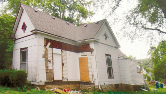 THIS RESIDENTIAL property depicts where the new addition will be placed once the proposal is accepted by the Historic Preservation Commission. ELIZABETH BARNT | Staff