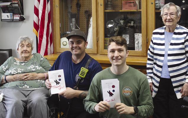 Grateful gesture for those who serve
