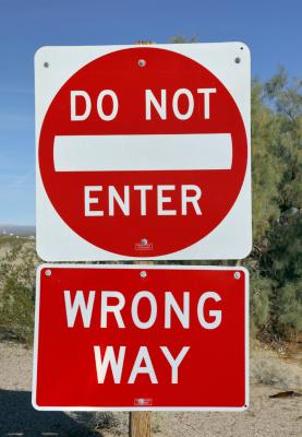 LARGER SIGNAGE around Mosby’s Pour Boys convenience store might help prevent drivers going the wrong way on U.S. Hwy. 69, Clay County Office Sgt. Devin Lambeth says.