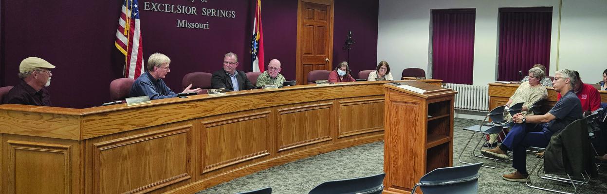 CITY COUNCIL and community members discuss agenda items for the March meeting. MIRANDA JAMISON | Staff