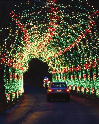 THE LANE OF LIGHTS in Excelsior Springs includes the longest lighted tunnel in the Kansas City metropolitan area. J.C. VENTIMIGLIA | Staff