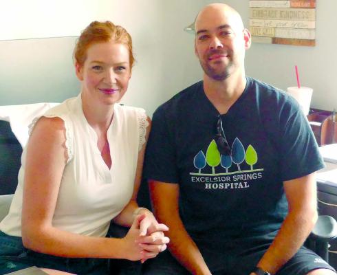 HEATHER WILSON and Nolan Gartin share tips on staying safe in the summer heat. ELIZABETH BARNT | Staff