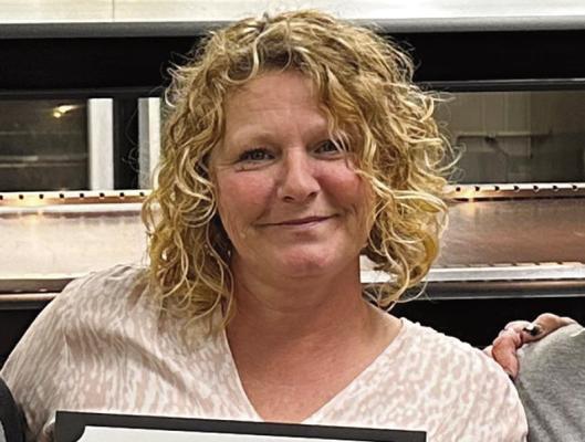 AFTER NINE YEARS with the Excelsior Springs School District, Rachel Coe has been named Classified Employee of the Month due to her hard work and dedication. Submitted