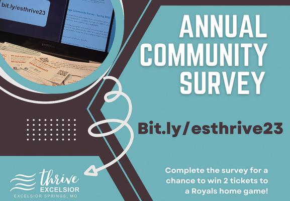 SURVEYS GIVE A VOICE to the community. Take a moment to complete it.