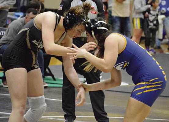 EVENTS LIKE the Lathrop Turkey Break Tournament are proof that the popularity of high school girls wrestling is continuing to grow. SHAWN RONEY | Staff