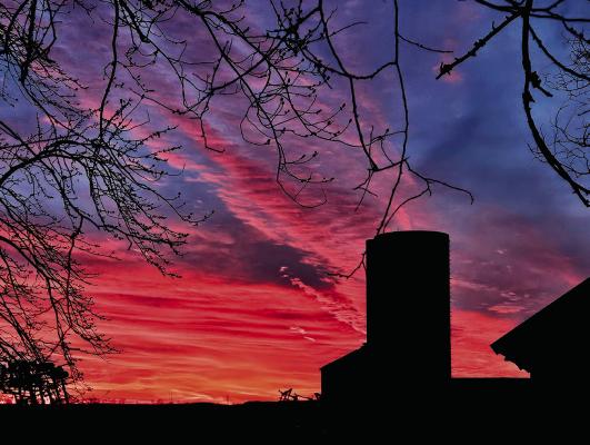 Sunset sky