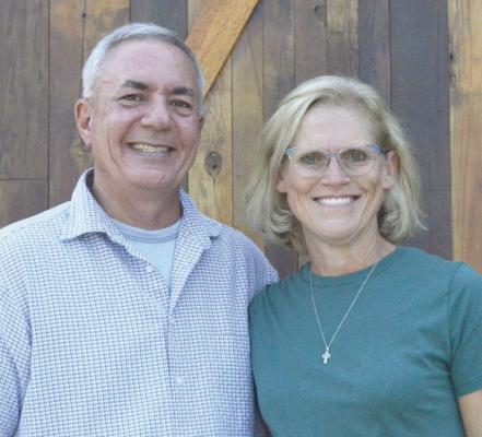 SHAMROCK RANCH owners Mike and Denise Riley Sept. 13 during their open house. TARA ALTIS | Staff
