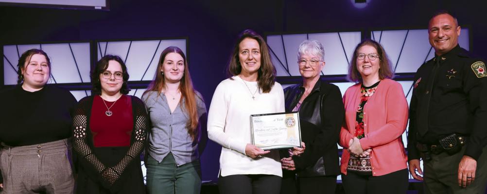 ALTERATIONS AND CUSTOM SEWING of Excelsior Springs is honored with the first Business of the Year award. Submitted