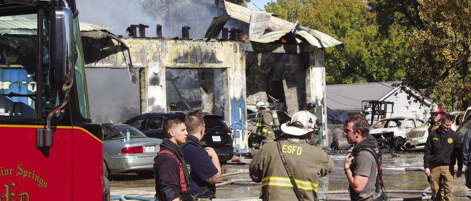 AUTHORITIES DECLARE Darren Hart, owner of Hart’s Auto Repair, deceased on the scene of a fire at his business. MIRANDA JAMISON | Staff