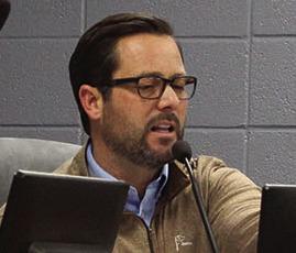SUPERINTENDENT DR. MARK BULLIMORE reviews attendance data and its impact on state funding. MIRANDA JAMISON | Staff