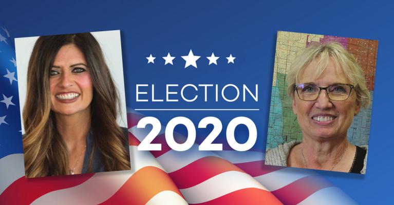 Clay County Election Judge Tiffany Francis and Ray County Clerk Glenda Powell