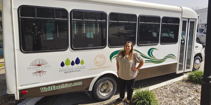 EXCELSIOR SPRINGS AREA Chamber of Commerce Trolley Administrator Lindsay Hall has been instrumental to the growth of trolly services in the past six years. MIRANDA JAMISON | Staff
