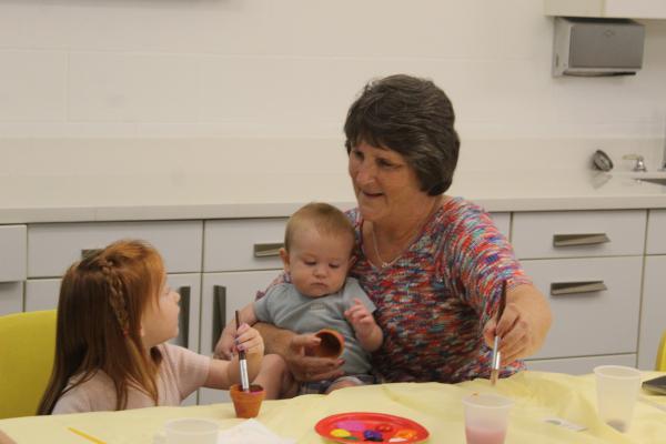 Crafting with Seniors