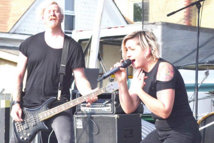 THEODY PERFORMS on the Good News Stage during Waterfest 2019. Two stages filled with live entertainment are scheduled for this year’s festival, returning Friday and Saturday, June 25 and 26. BRIAN RICE | Staff