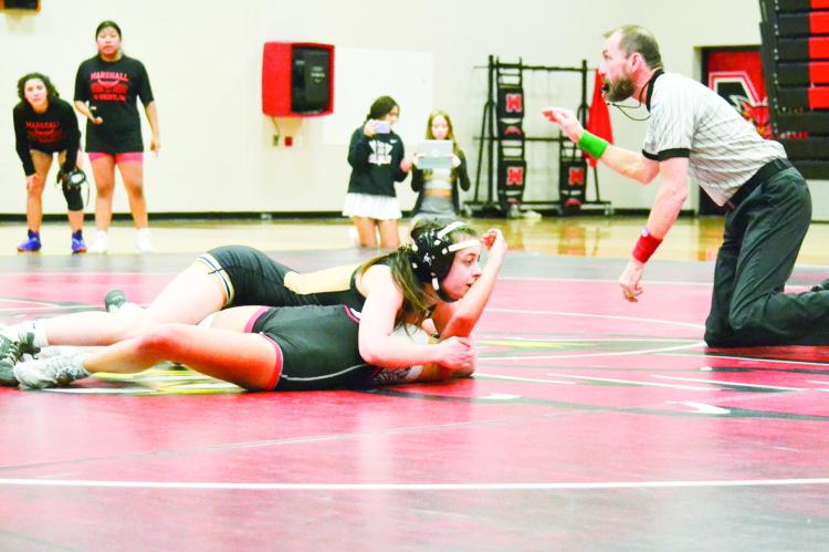 ES girls grapplers edge Marshall in thriller