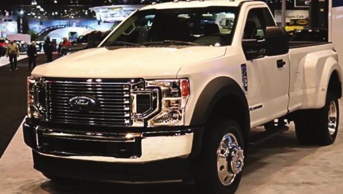 THIS is a typical 2022 Ford F-350 pickup truck.