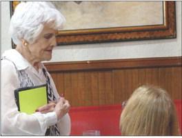 Evelyn Cowsert bids farewell to patrons
