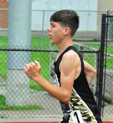 MASON WARTNER, seen here running in 2021 postseason competition, seeks to be a state qualifier this season for Excelsior Springs. SHAWN RONEY | Staff