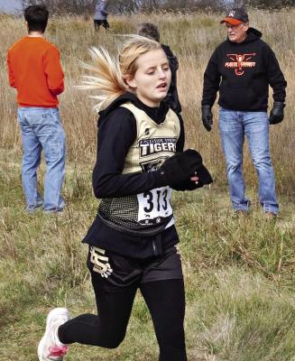 EXCELSIOR SPRINGS senior Braylissa Whitworth has completed her high school cross country career. DUSTIN DANNER | Staff