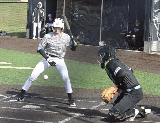 KAELAN BEDFORD, shown batting March 16 at Excelsior Springs against Summit Christian Academy, is among a crop of underclassmen looking to help the Tigers make another deep postseason run. SHAWN RONEY | Staff