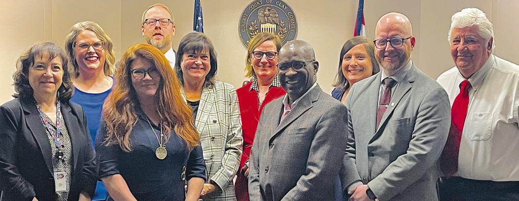 STATE AND FEDERAL administrators see the Clay County Parenting Court Program in action during a recent visit. The program is meant to serve as an alternative to incarceration and provides guidance to parents. MIRANDA JAMISON | Staff