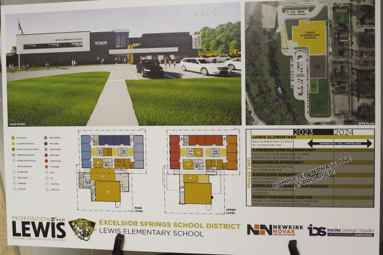 A RENDERING OF the proposed Lewis Elementary. MIRANDA JAMISON | Staff