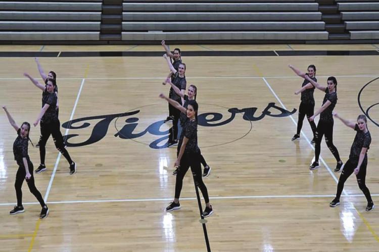 THE TIGERETTES display their dancing skills. TIM HARLAN | Submitted Photo