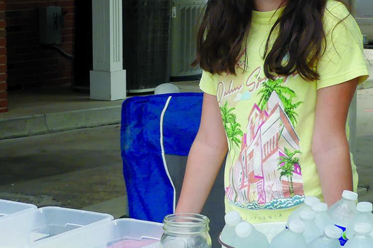 RAE SHIBBY made her own slime to sell at the kids as vendors event.