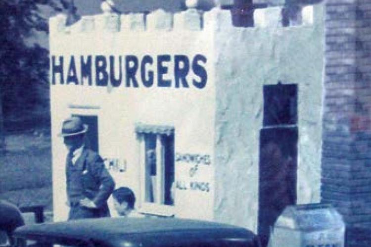 THIS IMAGE shows the original Ray’s Lunch as it appears in 1932 – a look reminiscent of White Castle restaurants. The old building location is across from the newer downtown building in Excelsior Springs.